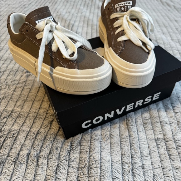 Converse Shoes - Converse Women’s Brown and White Sneakers